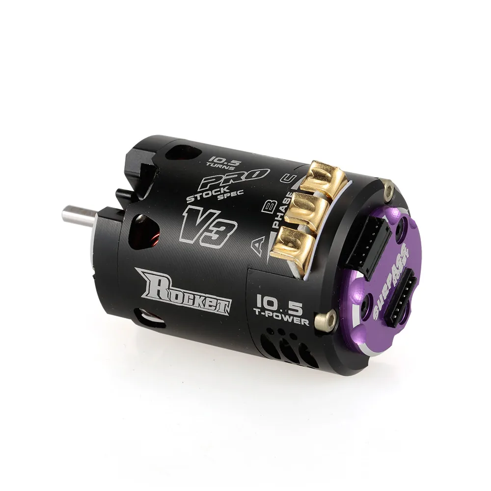 Новый Rocket V3 540 10 5 T металлический бесщеточный спиц мотор для RC автомобиля 1/10