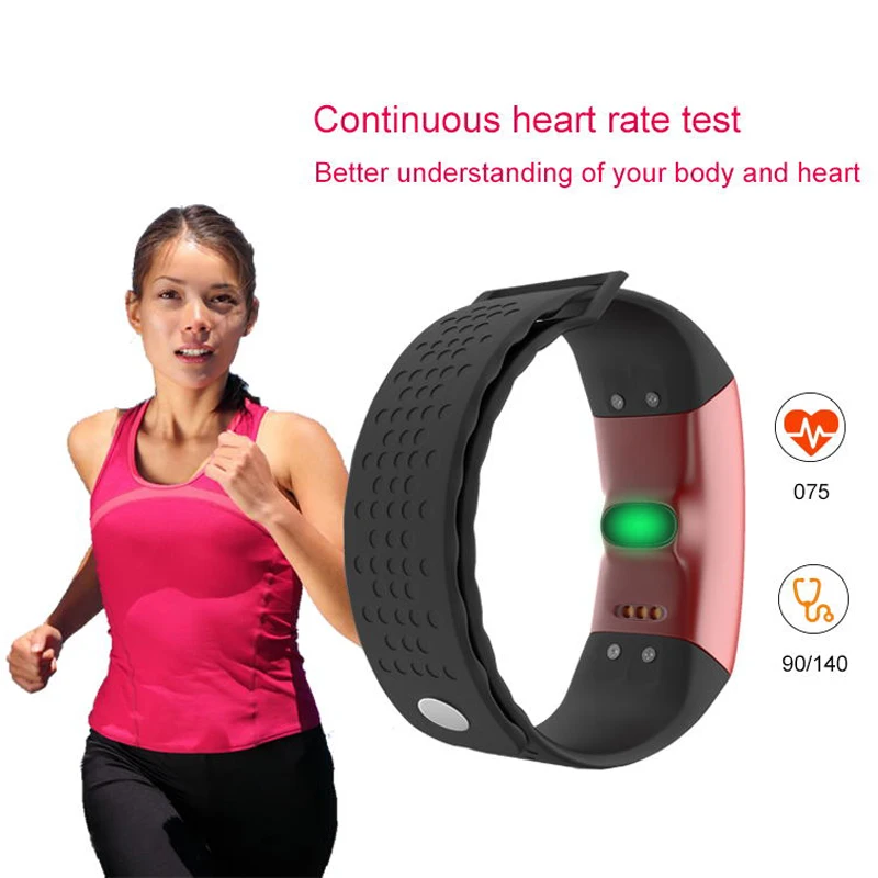 Фитнес трекер умный Браслет Heartrate кровяное давление OLED сенсорный экран