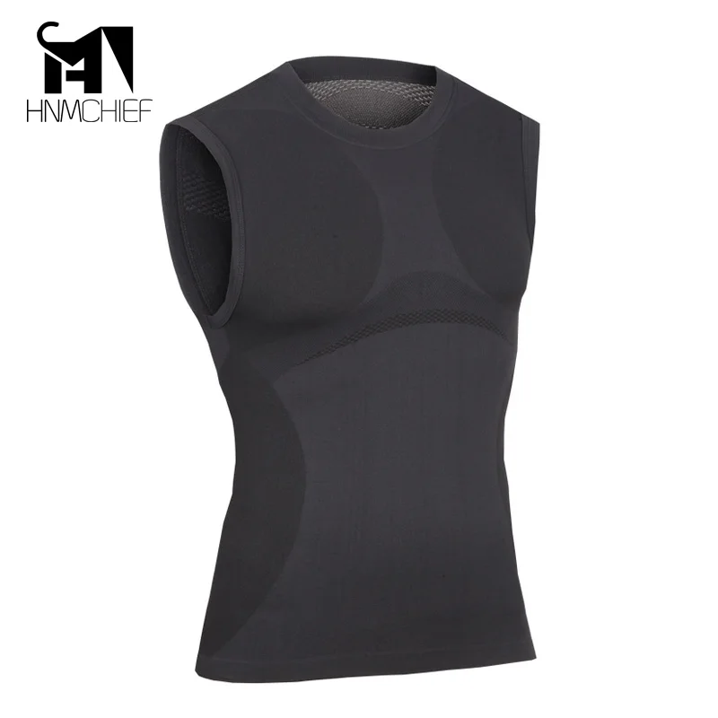 Облегающий жилет 2017 мужские шорты для мальчиков компрессионный базовый слой без