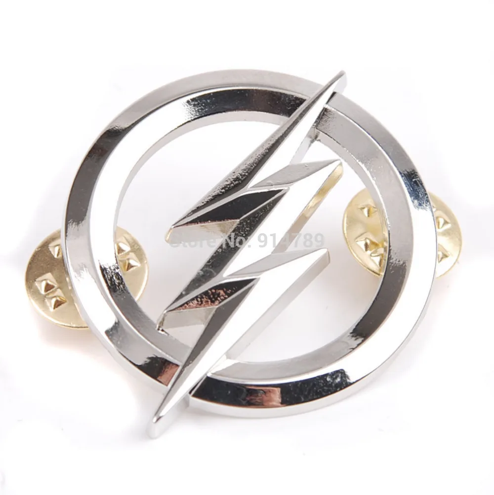 Металлические значки US THE FLASH Серебряный индивидуальный значок 35808|badge tag|badge cordbadge |