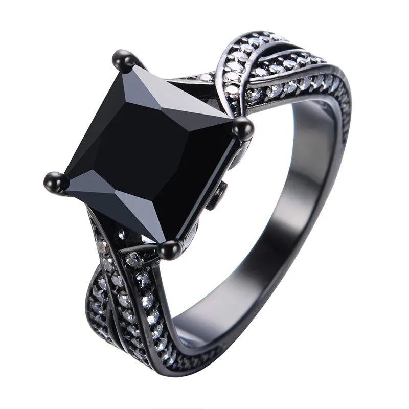 Высокое качество мода ювелирных изделий женщин мужчины черное золото