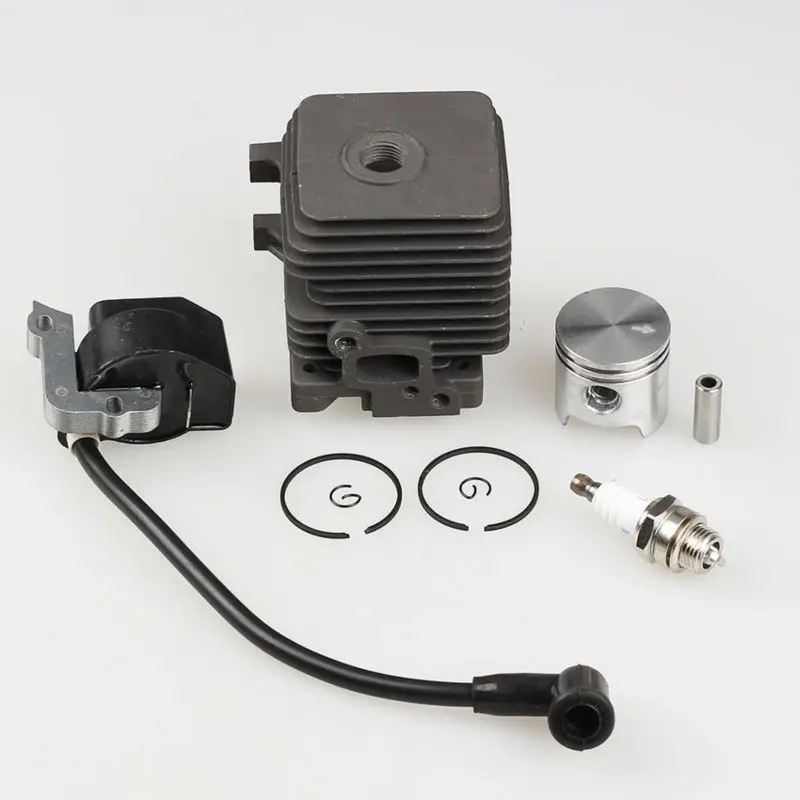 Цилиндра поршневых колец Наборы + катушка зажигания ПОДХОДИТ STIHL FS55 FS45 KM55 HL45 HS45 HS55