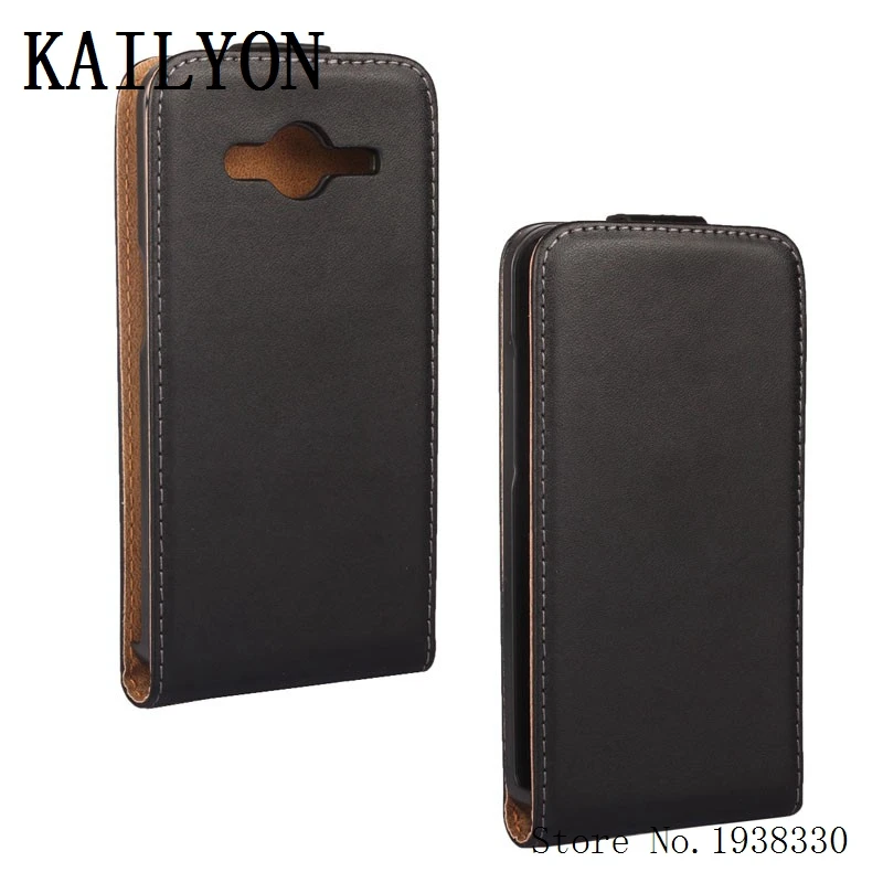 KAILYON G355H Роскошный кожаный чехол книжка для samsung Galaxy Core 2 Core2 G3559 модный ретро