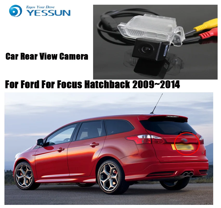 YESSUN для Ford Focus Hatchback 2009 ~ 2014 Автомобильная камера заднего вида с обратной парковкой