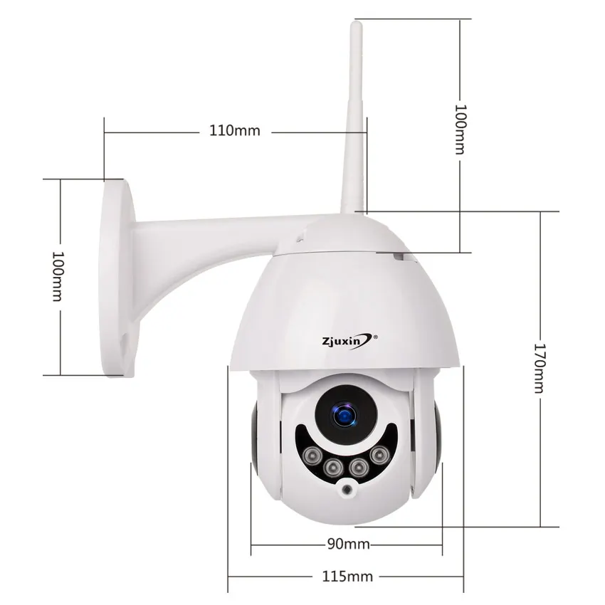 IP Камера 1080 P 2MP PTZ охранных Беспроводной 360 Wi Fi Onvif IP66 CCTV Открытый ipCam