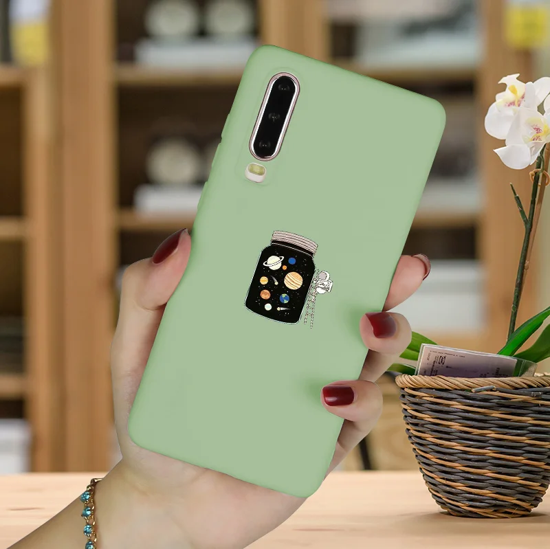 QBVXYPZ Милый матовый чехол для телефона huawei P Smart P30 Pro P9 Plus, силиконовый чехол на заднюю панель P20 Lite, чехол для huawei P10 Lite Funda - Цвет: QBVXYPZ