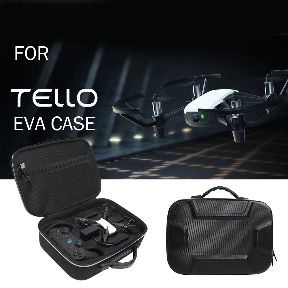 

Hard Carrying Case EVA Travelling Bag Protect Cover Suitcase Storage Case for DJI Tello Quadcopter Drone and Remote Controller