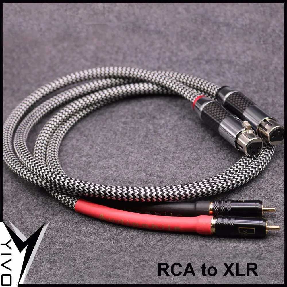 1 пара XSSH audio YIVO DIY Hi end HIFI OFC аудио видео разъем мама папа XLR к папе RCA кабель провод
