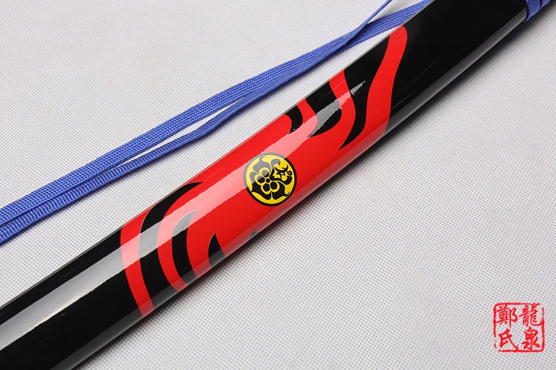 

Free Shipping Touken Ranbu Online Sword Souza Samonji Japanese Uchigatana Carbon Steel Real Katana Decorative With Stand