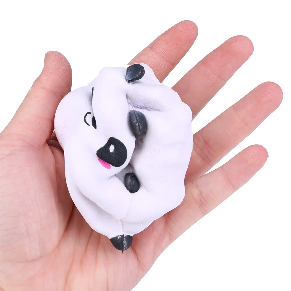 Новый яйцо кошка декомпрессия jumbo игрушка медленно поднимающийся крем