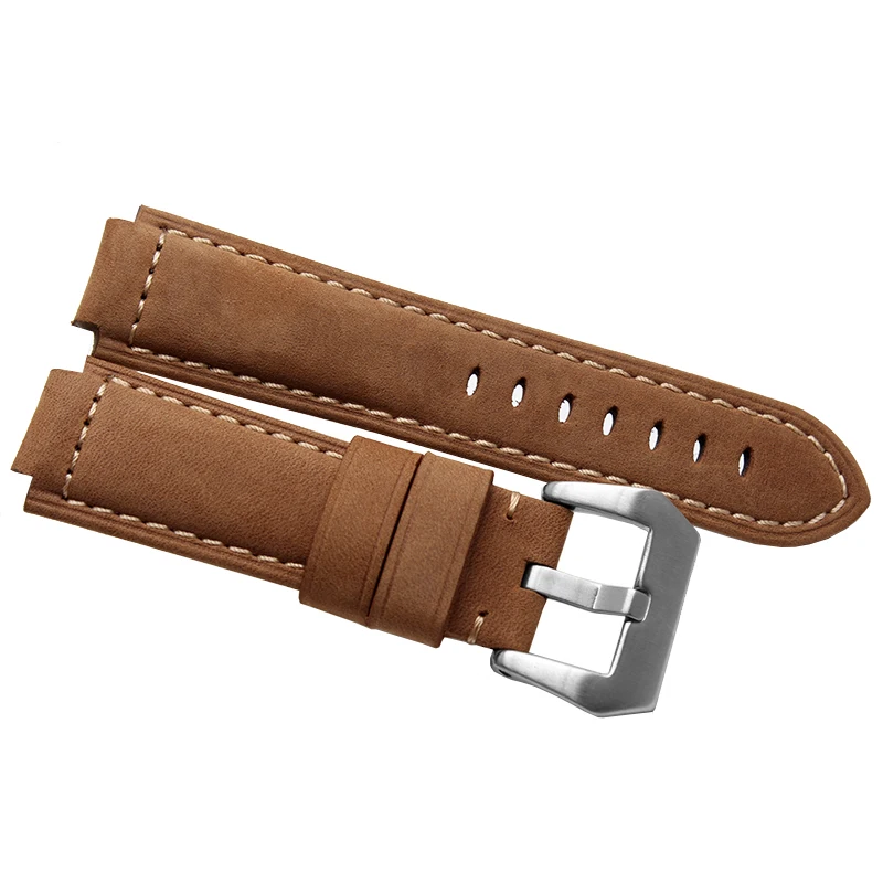 Ремешок ручной работы из натуральной кожи для мужчин и женщин толстый браслет с