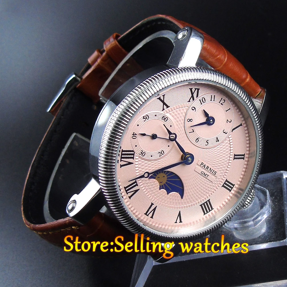 Мужские часы с розовым циферблатом 42 мм|watch men|watch men watchwatch watch |