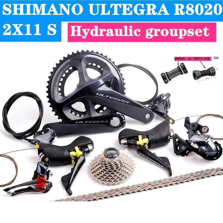 SHIMANO R8020 Groupset ULTEGRA R8000 Гидравлический дисковый тормоз переключатель дорожный