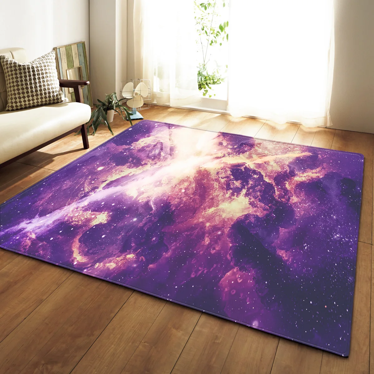 Dream Galaxy Космические звезды 3D ковры для гостиной спальни коврики для чайного стола мягкие фланелевые гостиной большой размер декоративный ковер