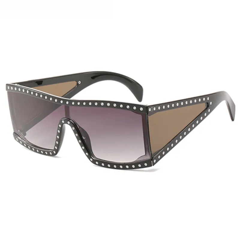 Phoemix унисекс Квадратные Солнцезащитные очки Modis черный бриллиант Oculos De Sol feminino 2019