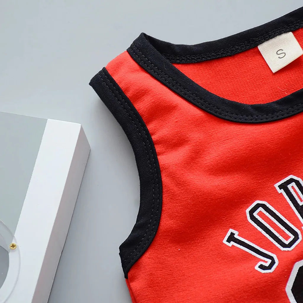 2pcs Toddler boy summer Sport Clothes Child's Basketball Uniform Baby Kids boys girls clothes set outfit roupa infantil HOOLER | Детская