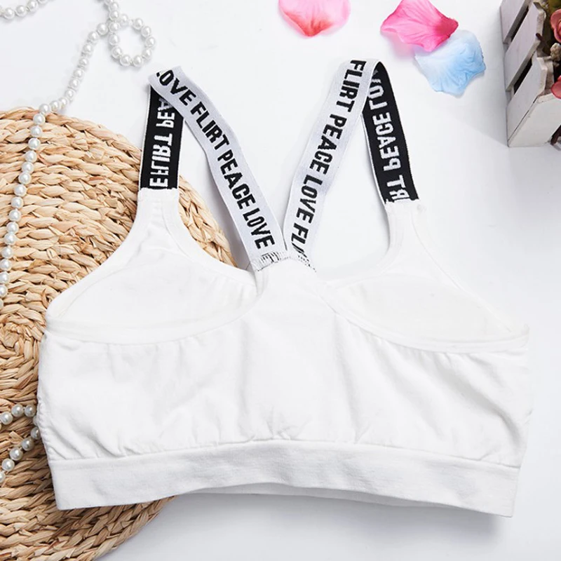 Sport Top Fitness Women Cropped Yoga Letters Shoulder Strap Vest Gym Shirt Underwear Workout | Спорт и развлечения