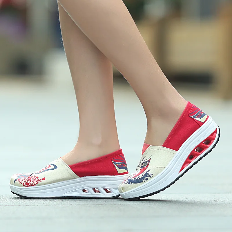 

New Designer Shoes Woman Flats Wedges Platform Sneakers Breathable Tenis Feminino Casual Chunky Sneakers Ladies Zapatos Mujer