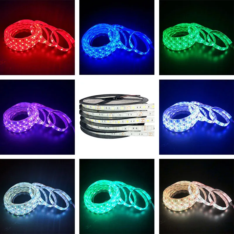 RGB LED STRIP For TV Backlight SDM 3528 DC 5V 6V white/warm white Application lamp 0.5M 1M 2M 3M 4M 5M | Лампы и освещение