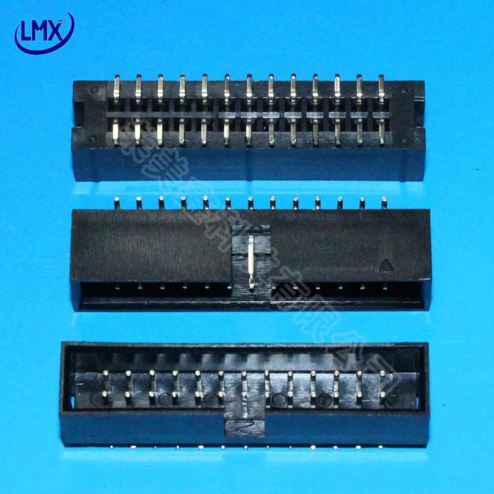 20 шт. 2 рядный Штекерный разъем DC3 26 контактов 54 мм|connector 2.54mm|connector maleconnector header |