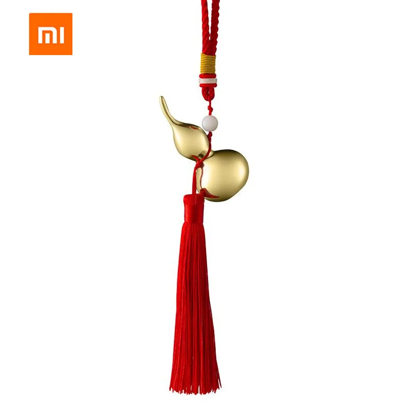 Xiaomi Tongshifu Lucky Brass Gourd PVD золотое покрытие милый нежный подлинная жизнь эстетическое украшение желаний бутылка подарок - Цвет: without box