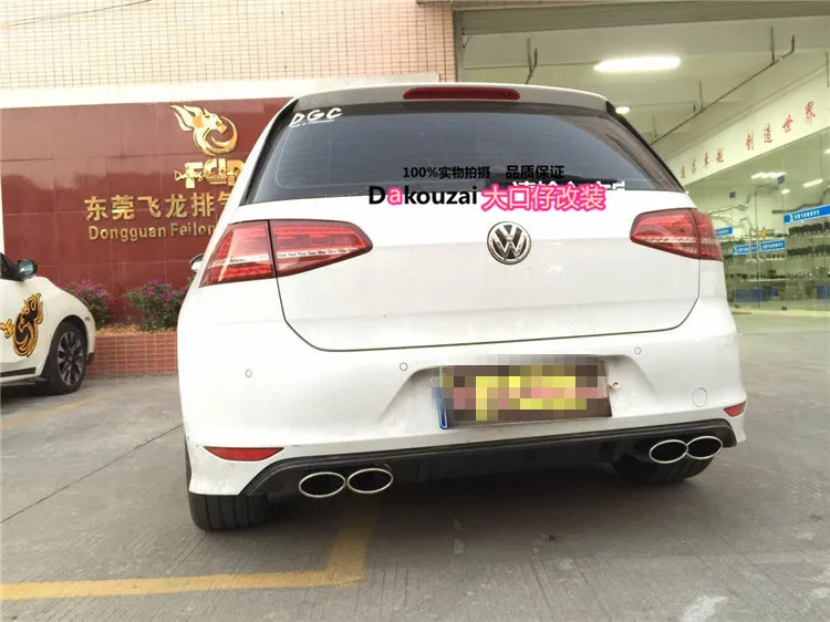Подходит для Volkswagen Golf 7R RLINE задний диффузор из углеродного волокна спойлер|spoiler