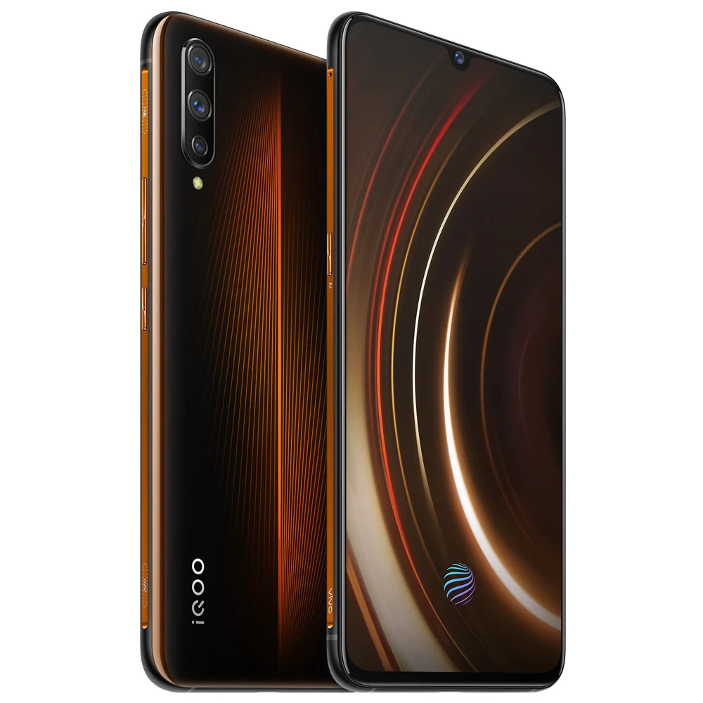 Оригинал iQOO 6 41 ''Супер AMOLED мобильный телефон NFC Snapdragon 855 4000 мАч большая батарея