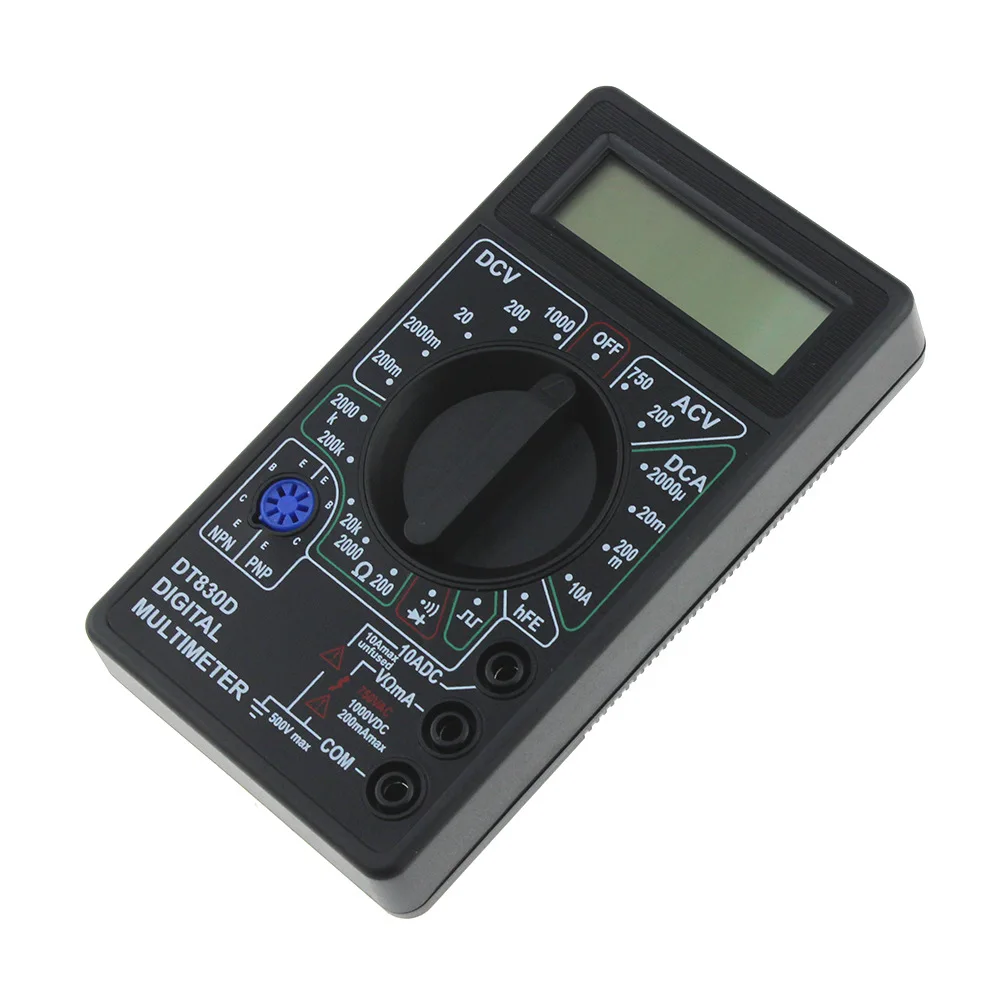 NOVFIX DT 830D мини цифровой мультиметр Напряжение Ампер Ом тестер 1999 отсчетов AC/DC