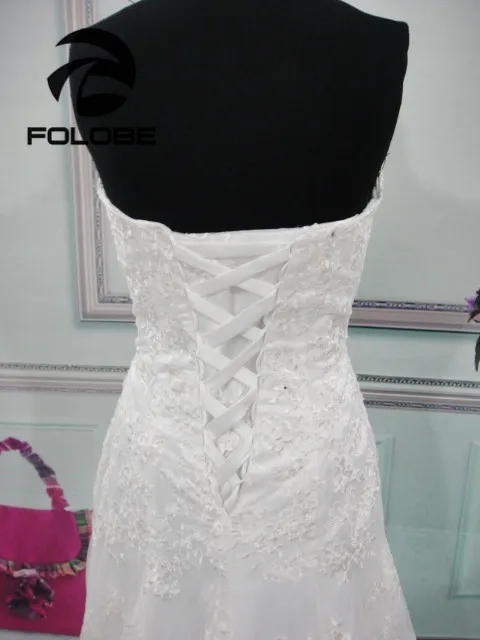 Свадебное платье на заказ с аппликацией свадебное трапециевидной формы глубоким