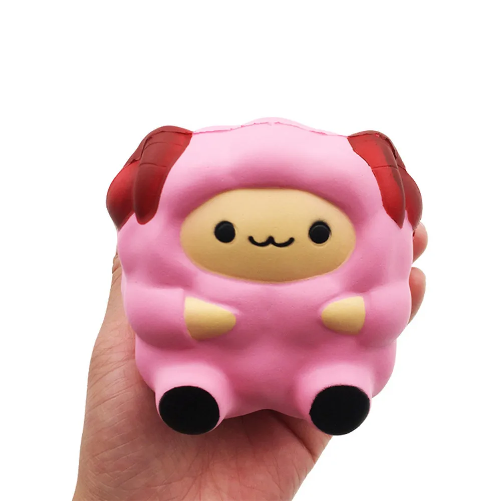 Мультяшная огромная Овечка милая мягкая крем Ароматизированная медленно