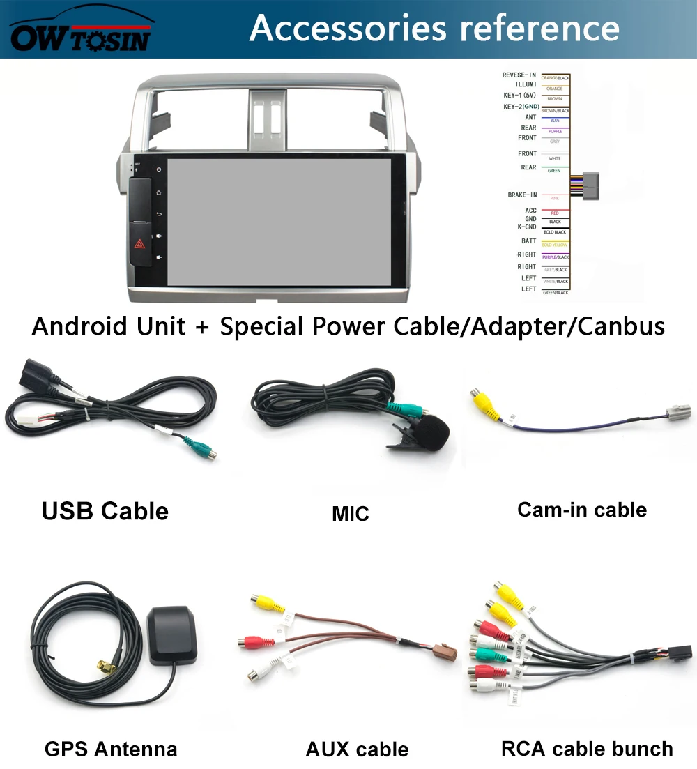 10," ips Android 9,0 8 Core 4G+ 64G Автомобильный мультимедийный dvd-плеер для Toyota Prado LC150 150 Land Cruiser 2013- DSP CarPlay радио