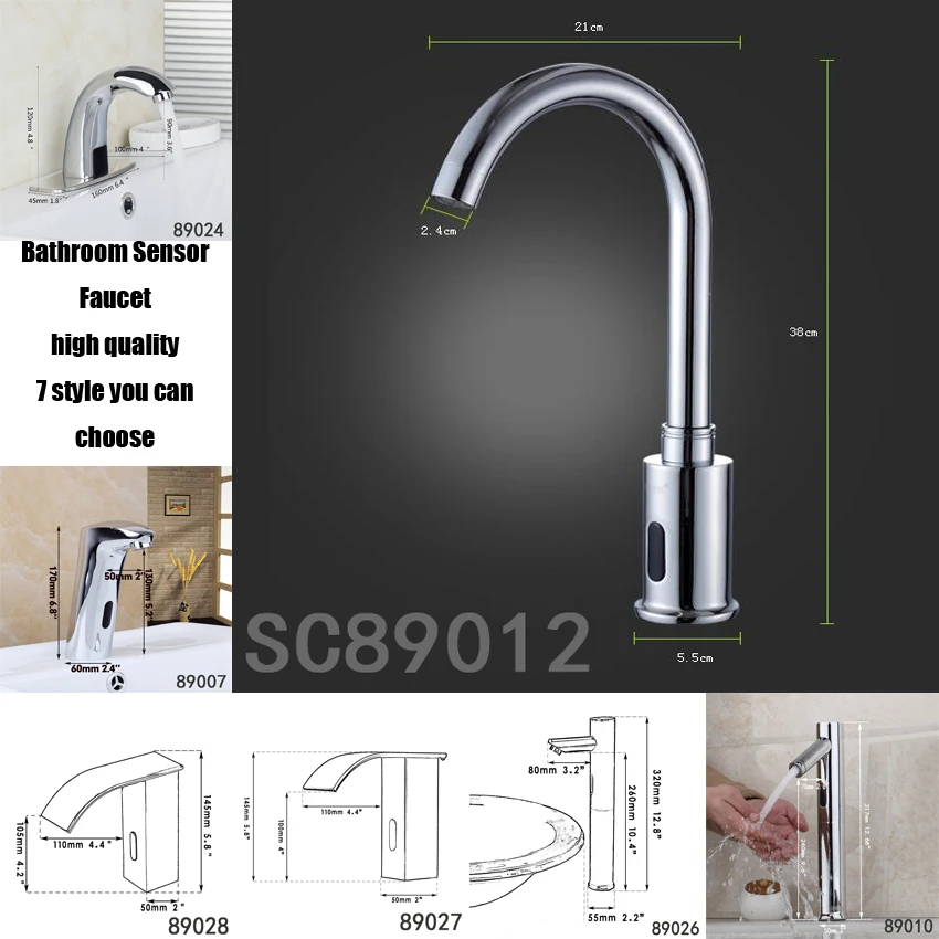 Автоматический сенсорный смеситель для ванной комнаты|automatic sensor faucet|sensor faucetfaucet hot