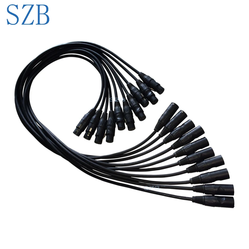 Кабель dmx для подключения сигнала DMX 3 pin длина 1 метр кабель 5 фута XLR сцены