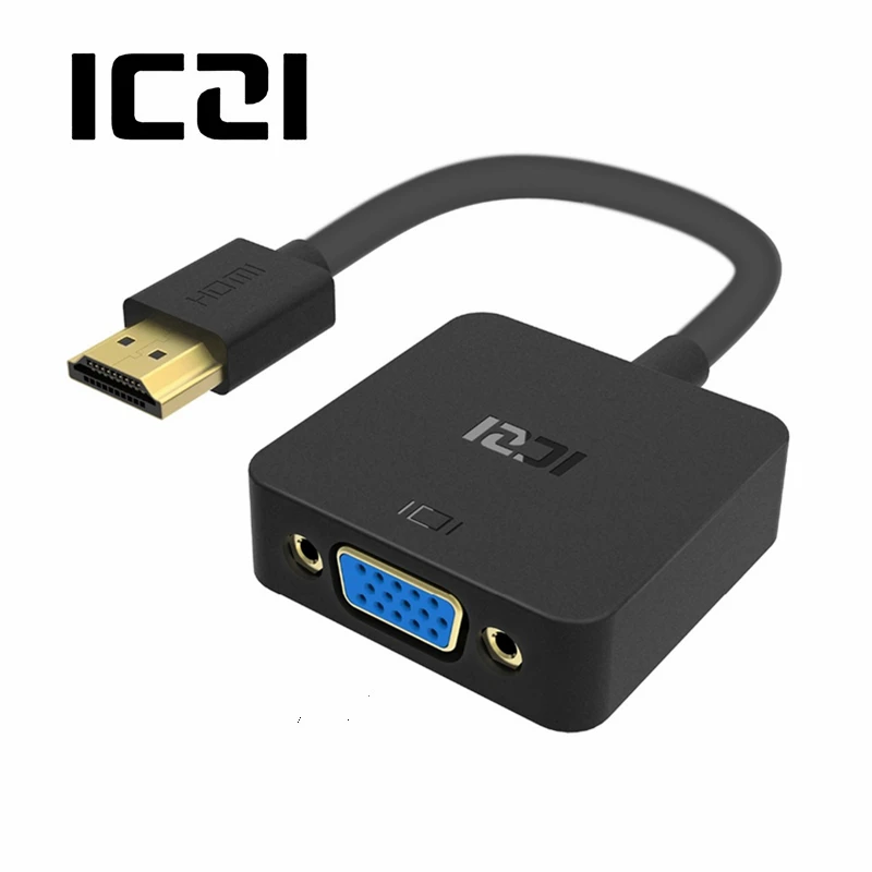 ICZI HDMI в VGA адаптер 1080P 60 Гц мужчин и женщин конвертер для Macbook мониторы ноутбуков