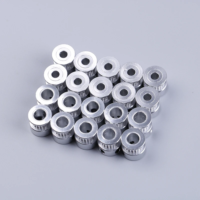 10pcs 5mm 8mm GT2 Aluminum Timing Pulley For Gt2 Synchronous Belt 20 Teeth Or Grooves 2gt | Обустройство дома