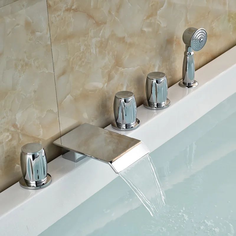 5 шт. душевая лейка Водопад|shower bathtub faucets|faucet chromeshower faucet ratings |