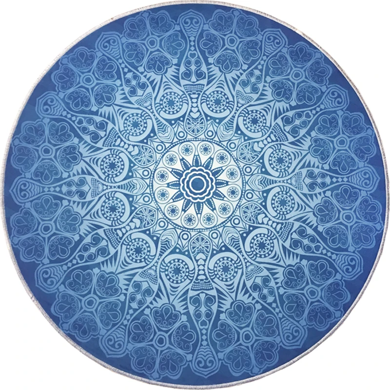 Таинственный Богемия Стиль украшения ковер 140 см круглые земле коврик