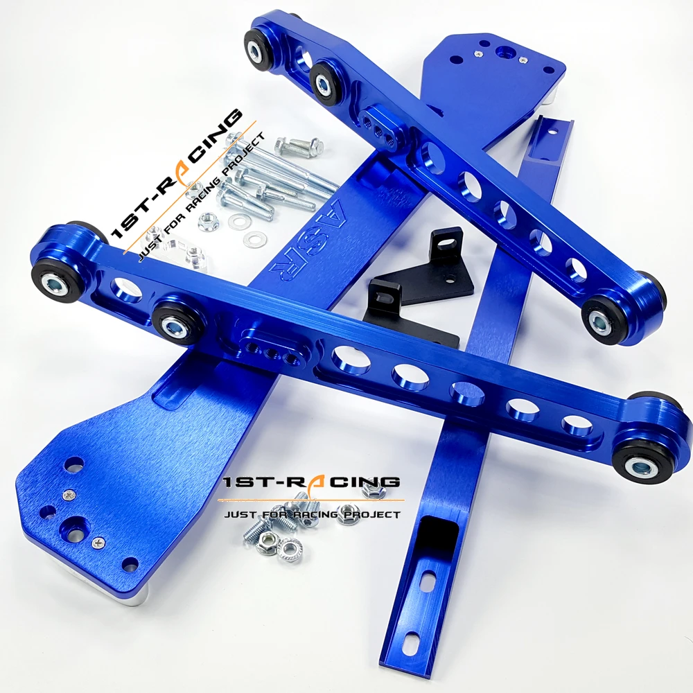 Subrame Bar + Нижняя Тяга задний нижний рычаг управления для Honda Civic EK 96 00 голубой новый 1