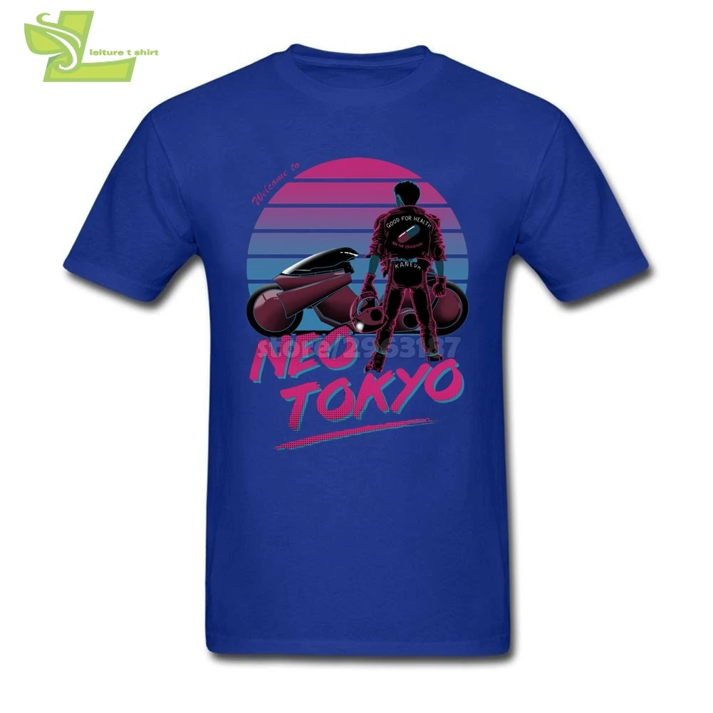 Добро пожаловать в Нео Токио Акира футболки человек 100% хлопок короткий рукав