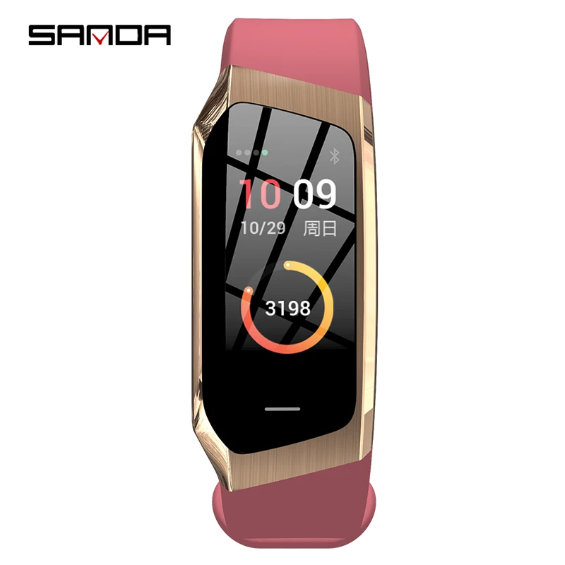 Pink E18 Смарт-часы IP67 водонепроницаемый монитор сердечного ритма кровяное давление Bluetooth мужские и женские Смарт-часы для Android IOS huawei Xiaomi - Цвет: Pink