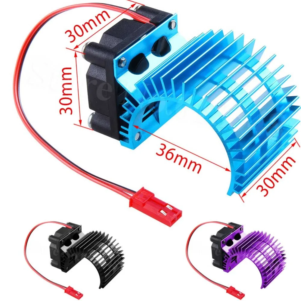 Brushless Motor Heatsink + Fan	