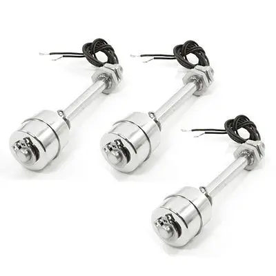 3Pcs ZS10010 Liquid Water Level Monitor Sensor Vertical Floating Switches |