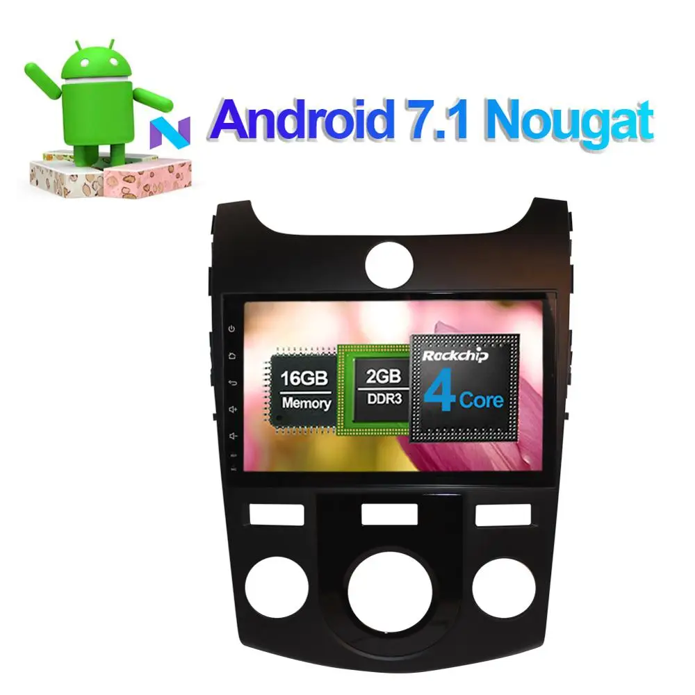 Android 7 1/8 0 Восьмиядерный 4 Гб RAM IPS экран Автомагнитола стерео с gps навигацией для Kia