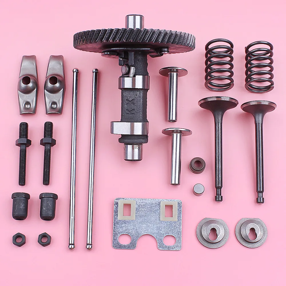 camshaft cam shaft for honda gx390 13hp gx 390 valve lifter push rod plate rocker arm set lawn mower engine replace spare part free global shipping