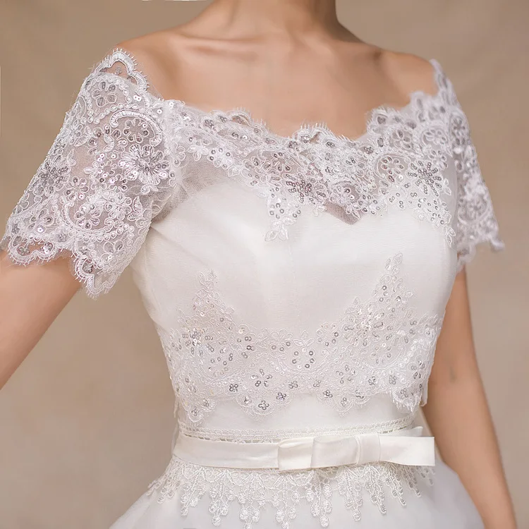 JaneVini 2019 роскошный красный/белый летний свадебный плащ-накидка с кружевной