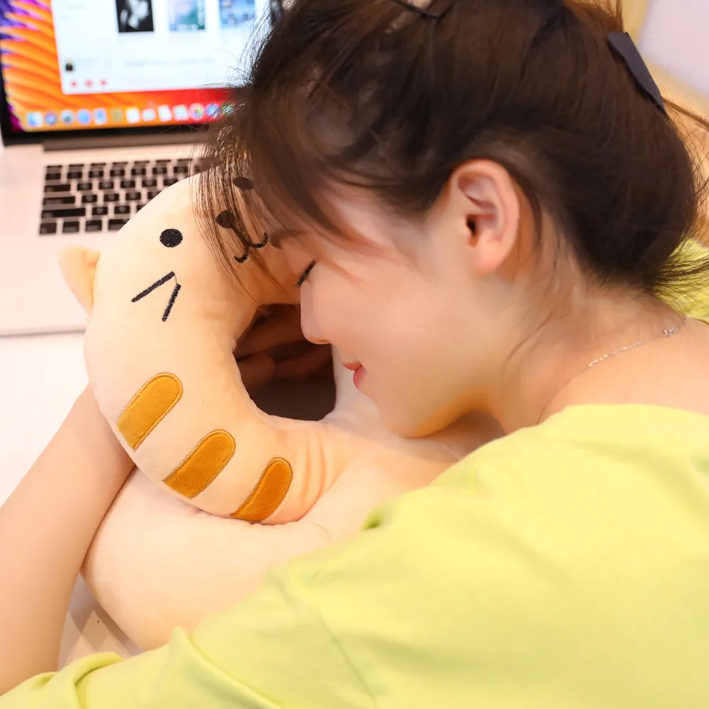 

New 1PC 30 *35cm Soft Animal Cartoon Pillow Cute Cat Round Nap Pillow Plush Toy Plush Cute Child Birthday Gift A Nap pillow
