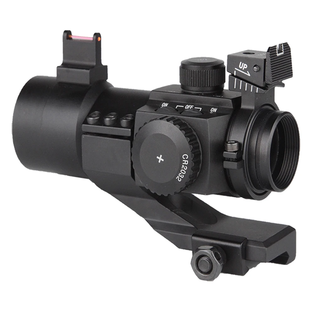 Новый Охотничий Тактический 1X30 волоконно-оптический цель коллиматор Red Dot