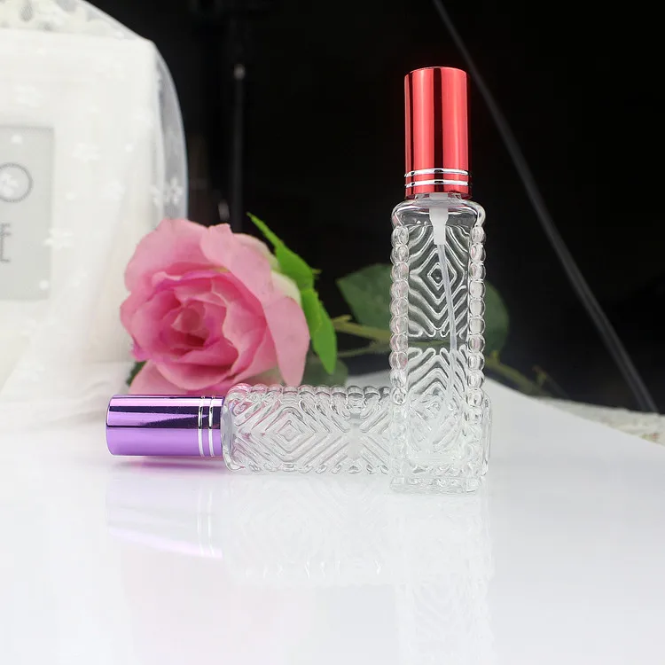 12ml Mini Refillable Empty Atomizer Perfume Bottle Scent Pump Spray Case Travel Parfum Cosmetic Containers 5/10pcs | Красота и