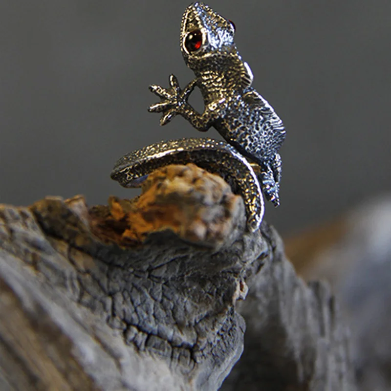 Оптовые Регулируемые кольца для ящерицы кабрит Gecko хамелеон Анол ювелирные