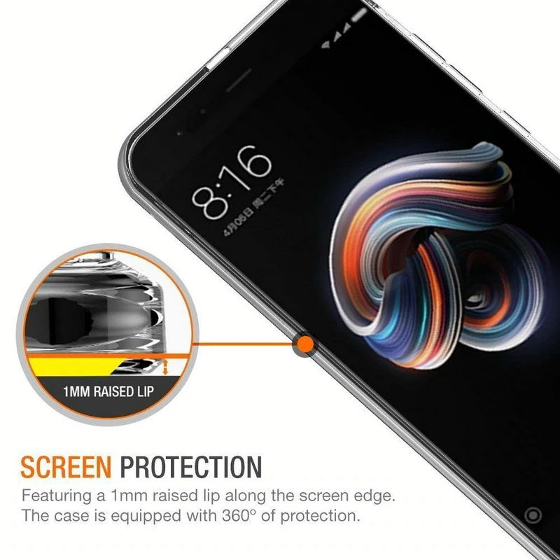 Чехол для Xiaomi Mi Note 3 термополиуретановый Силиконовый прочный прозрачный